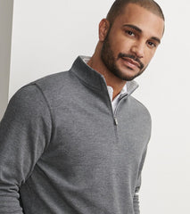 Peter Millar Crown Comfort Pullover - Charcoal