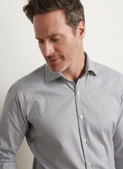 Peter Millar Jackson Crown Lite Cotton Stretch Sport Shirt - Poplar Brown