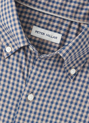 Peter Millar Conway Crown Lite Cotton Stretch Sport Shirt - Poplar Brown