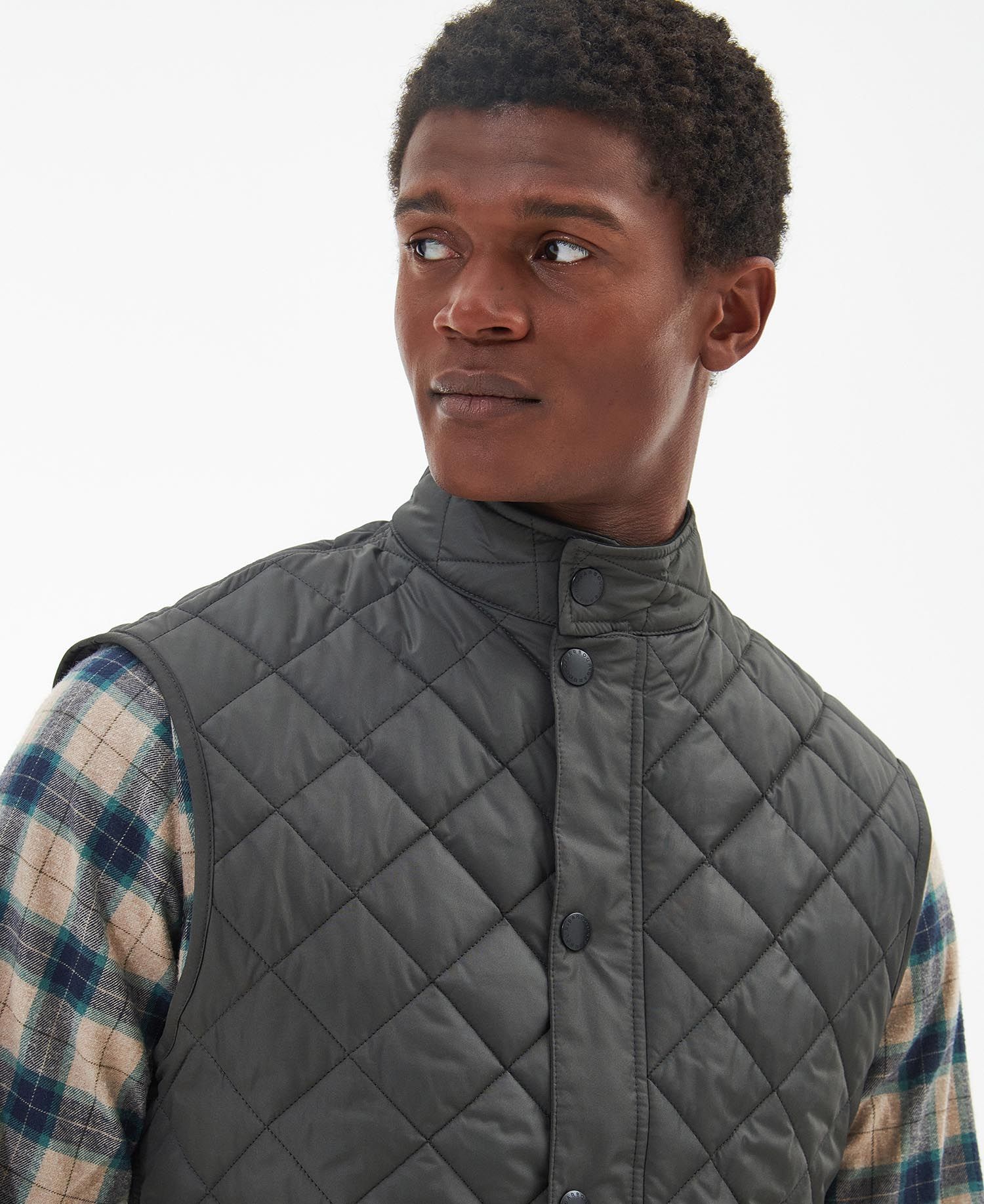Barbour Lowerdale Quilted Vest - Charcoal
