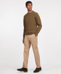 Barbour Essential Patch Crew - Willow Green