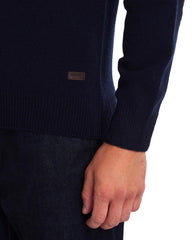 Barbour Essential Patch Crew - Navy