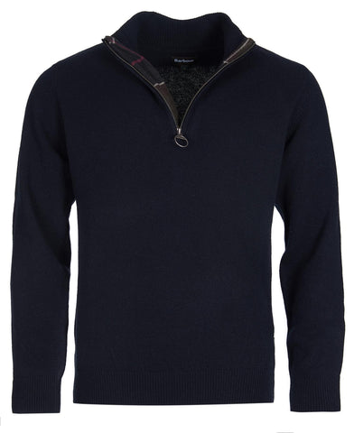 Barbour Holden Half Zip Sweater - Navy