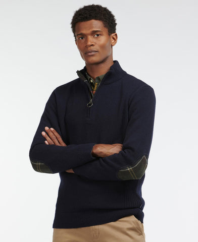 Barbour Holden Half Zip Sweater - Navy