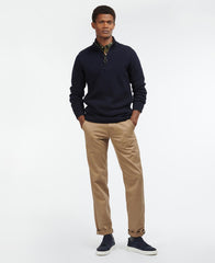 Barbour Holden Half Zip Sweater - Navy