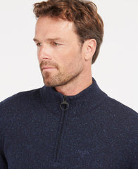 Barbour Tisbury 1/2 Zip Sweater - Navy