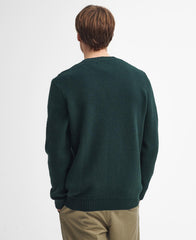 Barbour Casey Cable Crew Neck Sweater - Seaweed