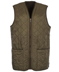 Barbour Polarquilt Waistcoat/Zip-In Liner - Olive