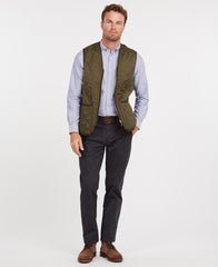 Barbour Polarquilt Waistcoat/Zip-In Liner - Olive