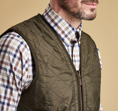 Barbour Polarquilt Waistcoat/Zip-In Liner - Olive