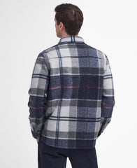 Barbour Chapter Tailored Check Overshirt - Blue Granite