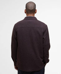 Barbour Marlow Tailored Wool Blend Overshirt - Dark Oak