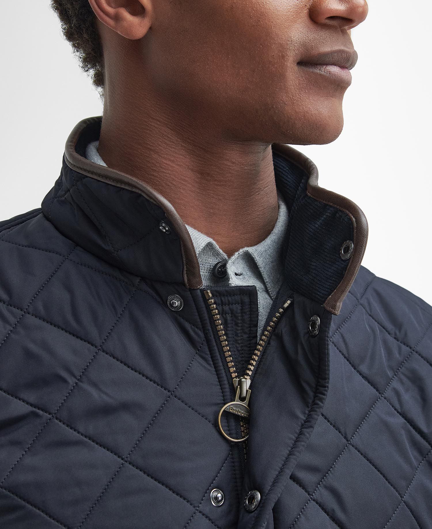 Barbour Powell Quilted Jacket - Navy