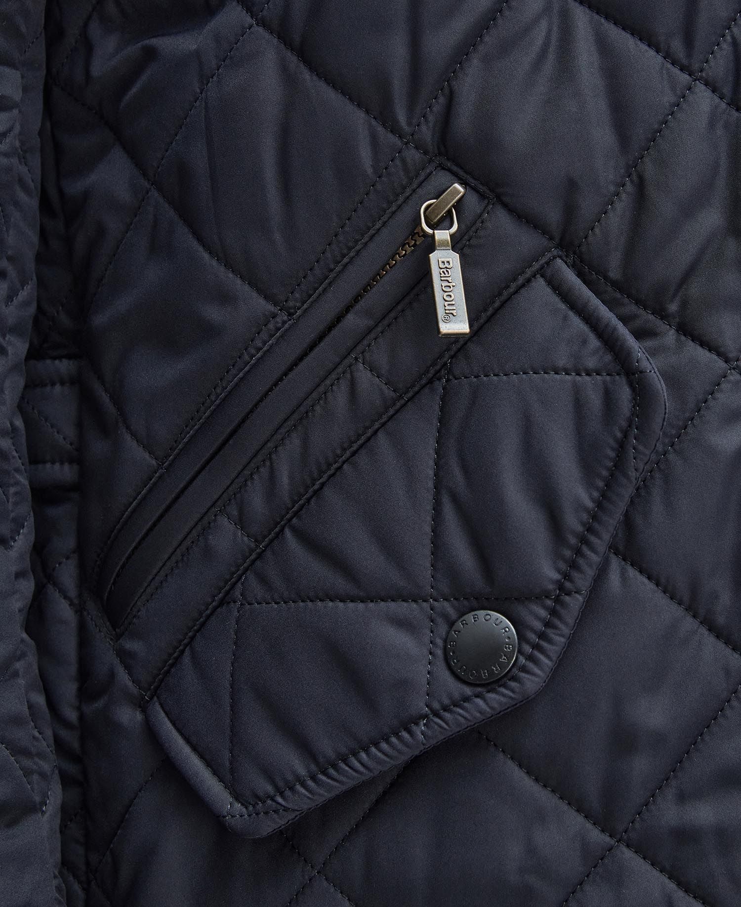 Barbour Powell Quilted Jacket - Navy