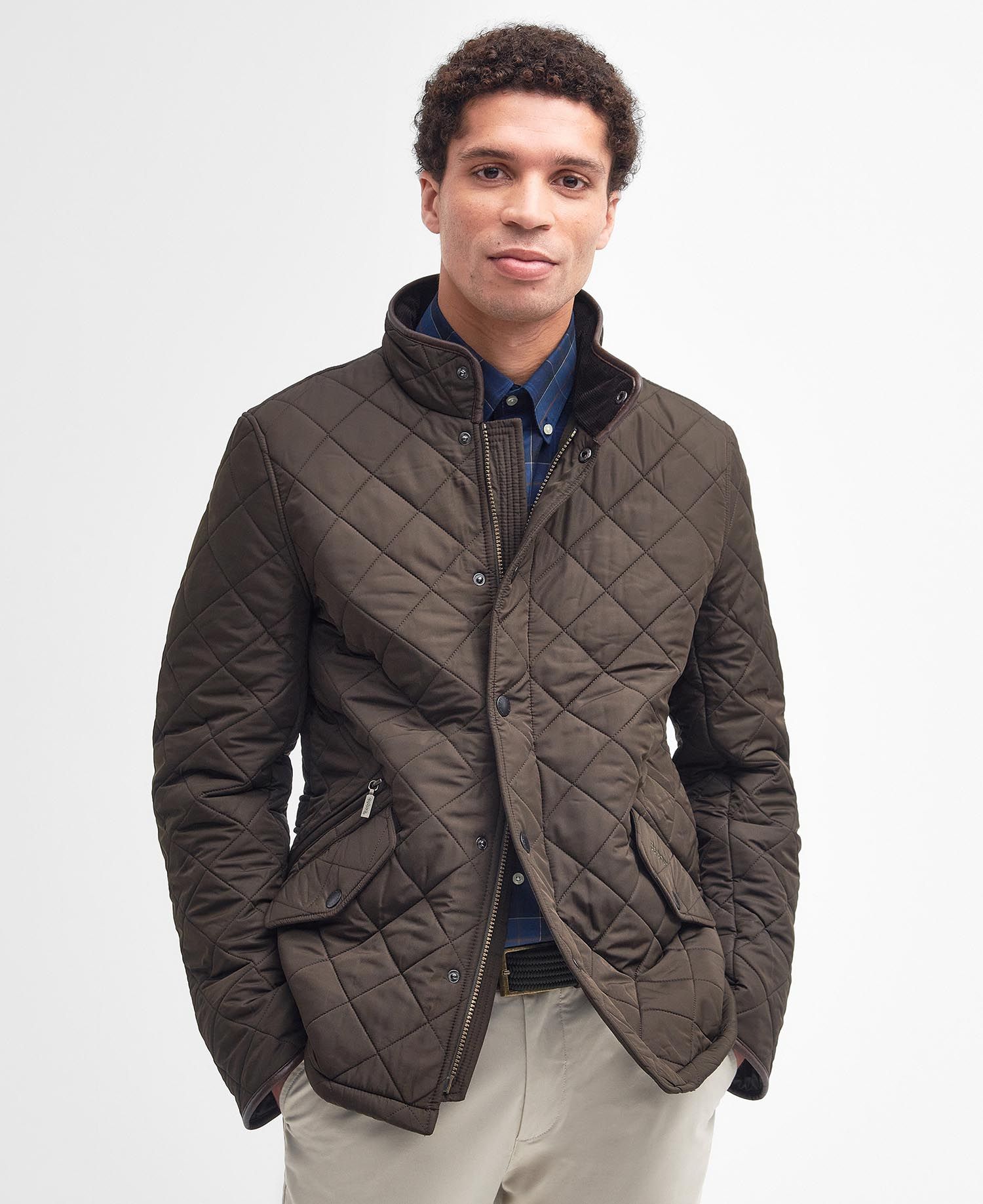 Barbour Powell Quilted Jacket - Olive