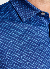 Peter Millar Whiskey Sour Performance Jersey Polo - Sport Navy