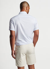 Peter Millar Bloques Performance Poplin Sport Shirt - White