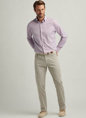 Peter Millar Signature Sateen Five Pocket Pant - Mountain Grey