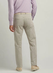 Peter Millar Signature Sateen Five Pocket Pant - Mountain Grey