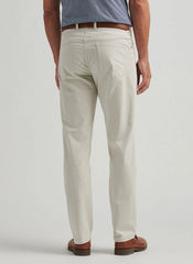 Peter Millar Signature Sateen Five Pocket Pant - Stone