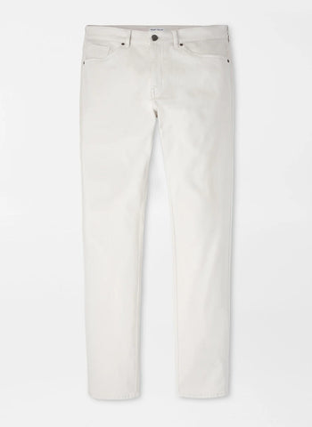 Peter Millar Signature Sateen Five Pocket Pant - Stone