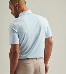 Peter Millar Solid Performance Jersey Polo - Pale Blue