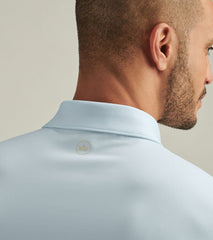 Peter Millar Solid Performance Jersey Polo - Pale Blue