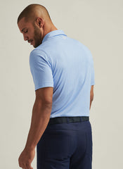 Peter Millar Linden Performance Jersey Polo - Blue Sea