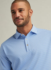 Peter Millar Linden Performance Jersey Polo - Blue Sea