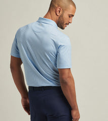 Peter Millar Phoenix Performance Polo - White/Sailor Blue