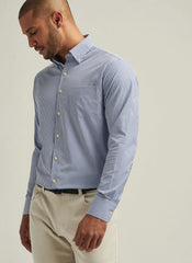 Peter Millar Derwent Performance Twill Sport Shirt - Sport Navy