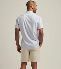 Peter Millar Champers Performance Poplin Sport Shirt - White