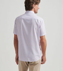 Peter Millar Hudson Performance Poplin Sport Shirt - Palmer Pink
