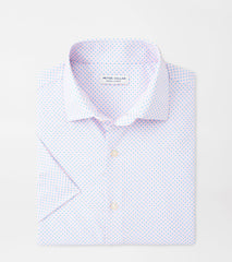 Peter Millar Hudson Performance Poplin Sport Shirt - Palmer Pink