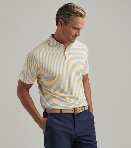 Peter Millar Tempo Performance Mesh Polo - Crenshaw