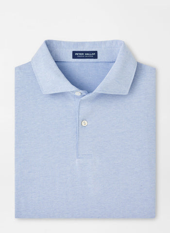 Peter Millar Albatross Cotton Blend Pique Polo - Angelite