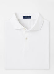 Peter Millar Albatross Cotton Blend Pique Polo - White