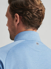 Peter Millar Stealth Performance 1/4 Zip - Fountain Blue