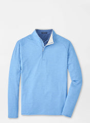 Peter Millar Stealth Performance 1/4 Zip - Fountain Blue