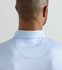 Peter Millar Medina Performance Jersey Polo - Blue Bird