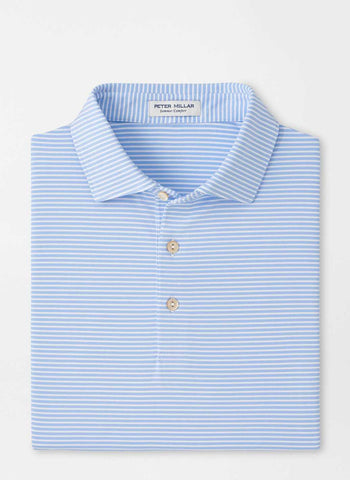 Peter Millar Bolt Performance Jersey Polo - White