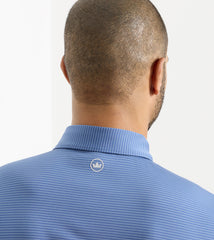 Peter Millar Highlands Performance Jersey Polo - Windsor Blue