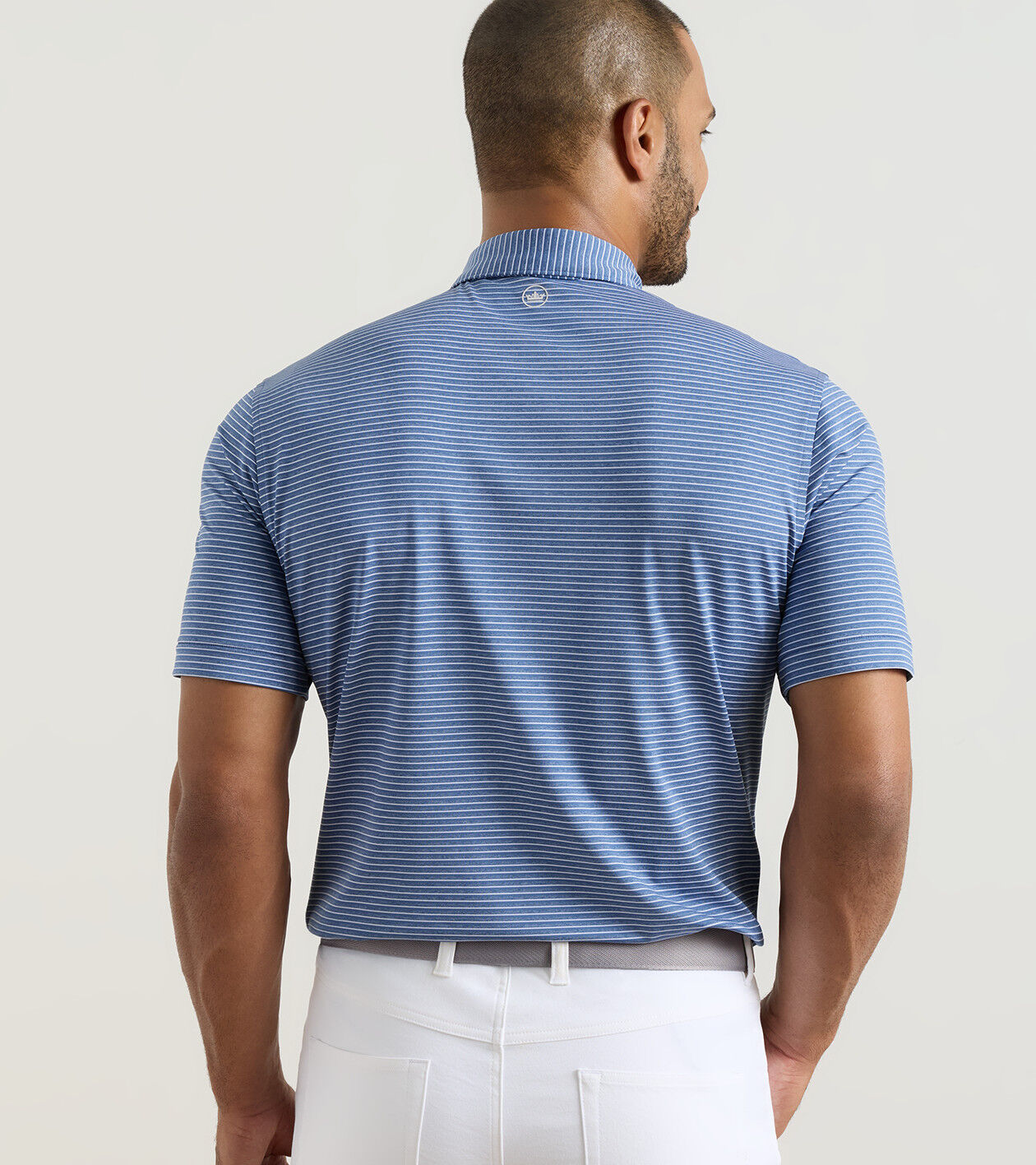 Peter Millar Merion Performance Jersey Polo - Windsor Blue