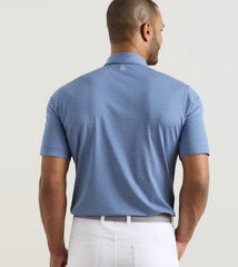 Peter Millar Merion Performance Jersey Polo - Windsor Blue