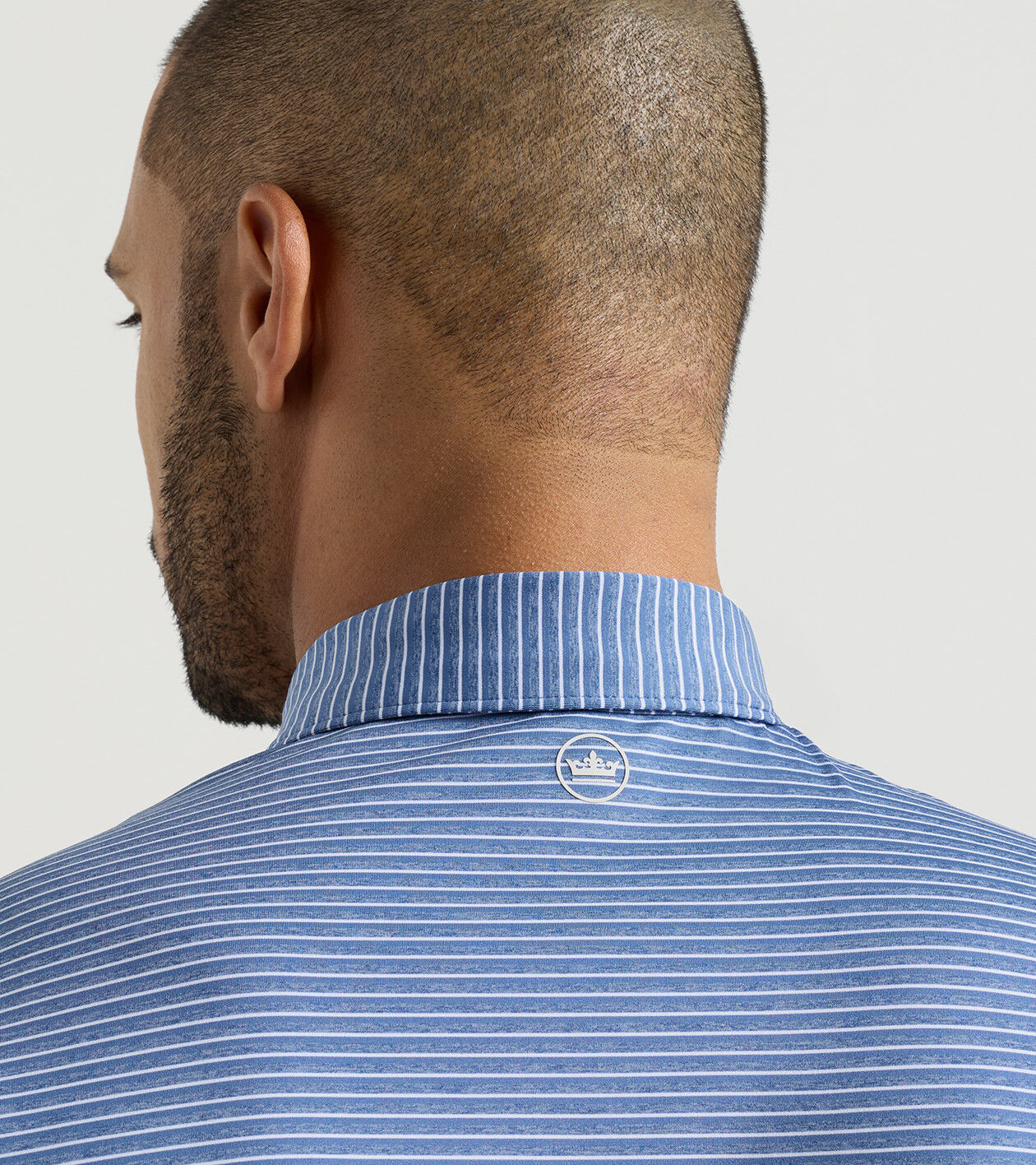 Peter Millar Merion Performance Jersey Polo - Windsor Blue