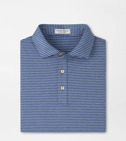 Peter Millar Merion Performance Jersey Polo - Windsor Blue