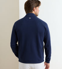 Peter Millar Cradle Pique Performance Full Zip - Navy