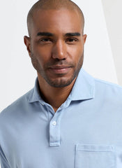 Peter Millar Everyday Pique Polo - Cottage Blue