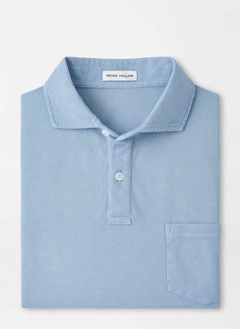 Peter Millar Everyday Pique Polo - Cottage Blue