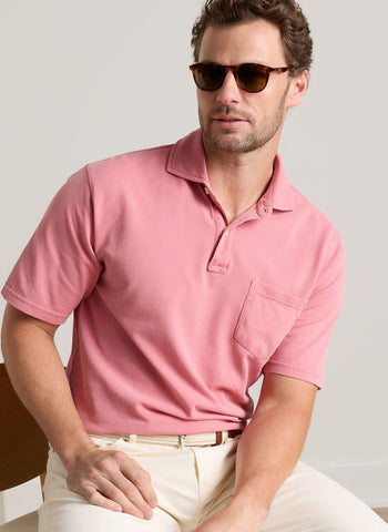 Peter Millar Everyday Pique Polo - Venetian Pink